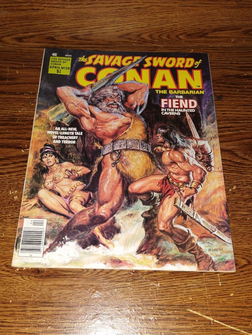 The Savage Sword of Conan the Barbarian #28 (Marvel Magazine, 1978) Joe Buscema